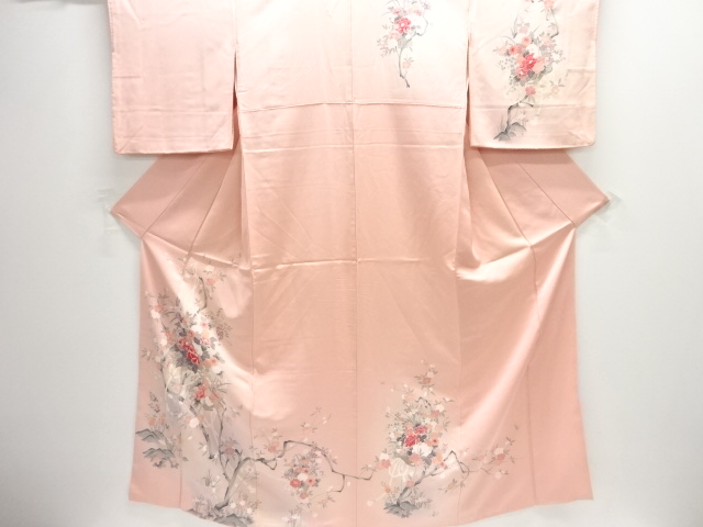 JAPANESE KIMONO / HOMONGI / FLOWER BASKET